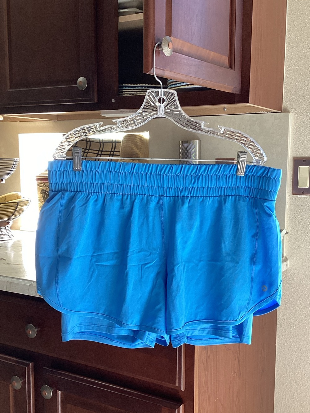 Reebok Vibrant Blue Women's Athletic Shorts